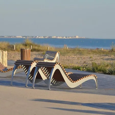 1 Chambre, 4 Pers, Parking Prive, Face Mer, Ecole De Voile - Fr-1-323-103 * 생장드몽